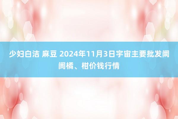 少妇白洁 麻豆 2024年11月3日宇宙主要批发阛阓橘、柑价钱行情