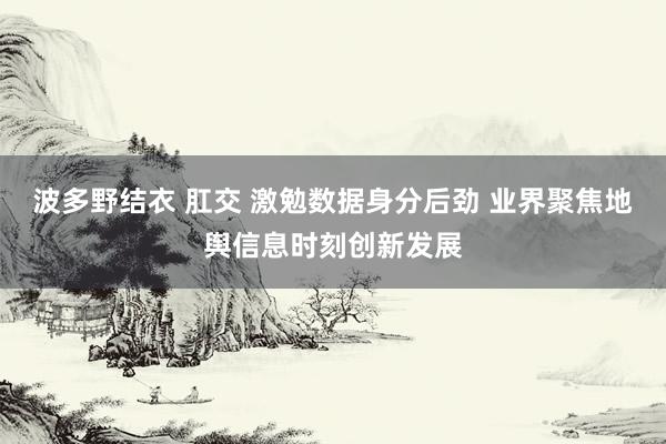 波多野结衣 肛交 激勉数据身分后劲 业界聚焦地舆信息时刻创新发展