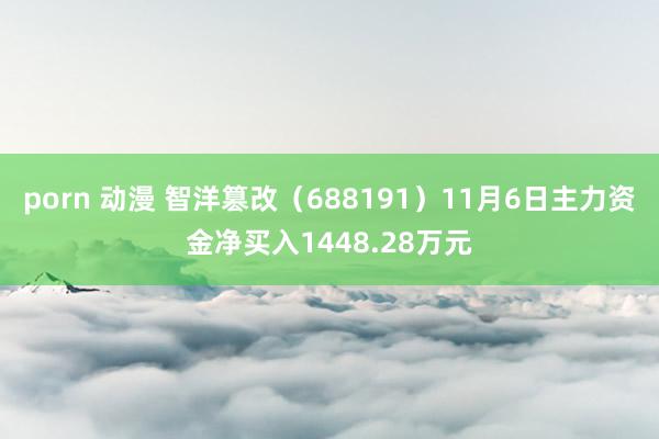 porn 动漫 智洋篡改（688191）11月6日主力资金净买入1448.28万元