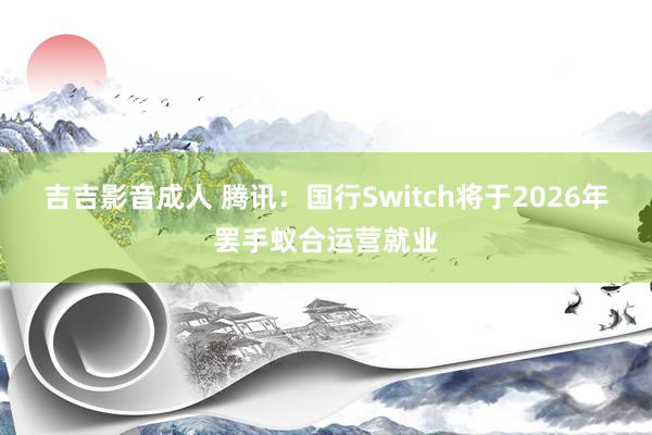 吉吉影音成人 腾讯：国行Switch将于2026年罢手蚁合运营就业