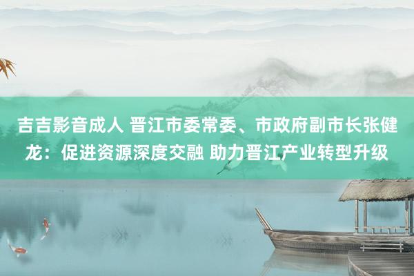 吉吉影音成人 晋江市委常委、市政府副市长张健龙：促进资源深度交融 助力晋江产业转型升级