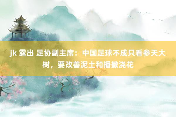 jk 露出 足协副主席：中国足球不成只看参天大树，要改善泥土和播撒浇花