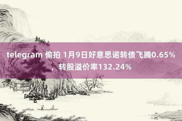 telegram 偷拍 1月9日好意思诺转债飞腾0.65%，转股溢价率132.24%